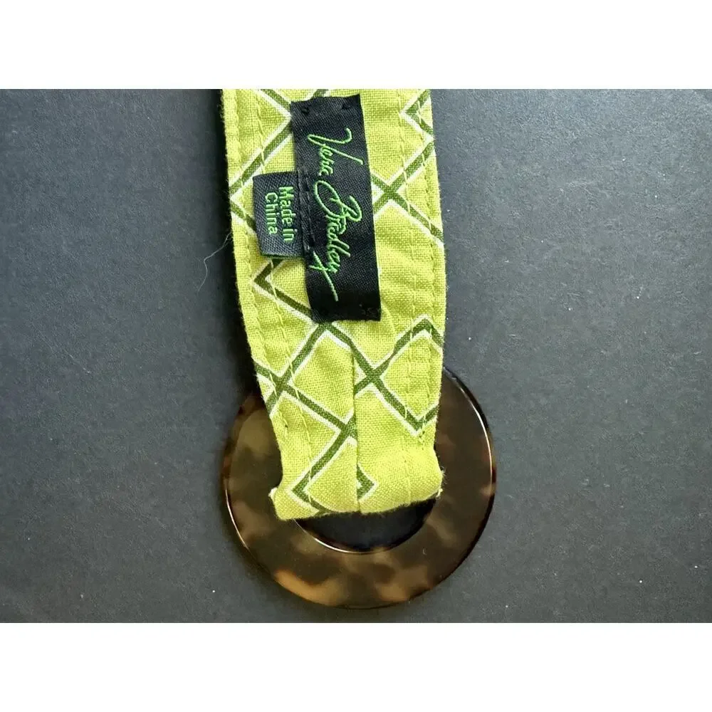 Vera Bradley Belt Botanica Faux Tortoise Floral Reversible Up To 44